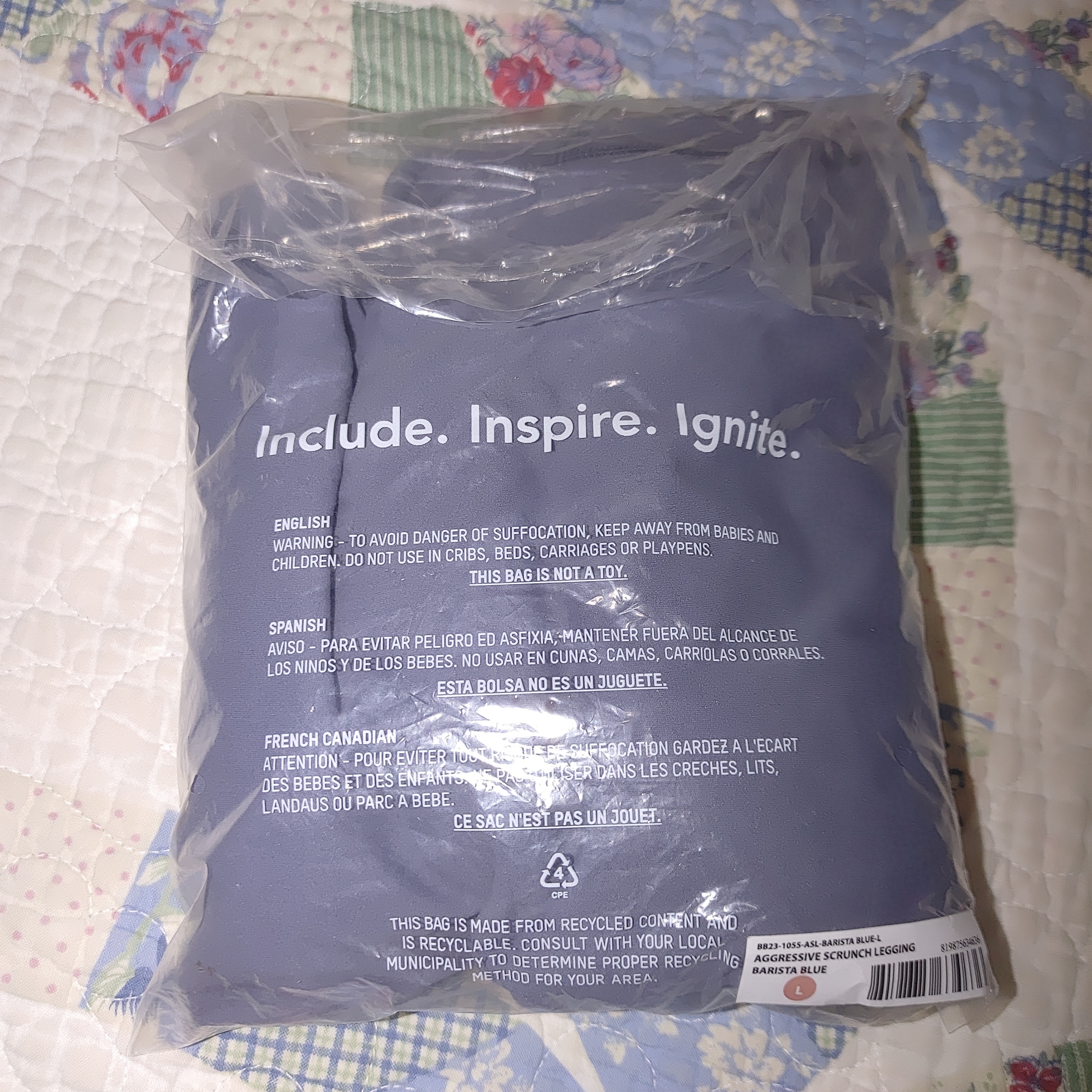 Buffbunny Blue Leggings  Dusty Blue